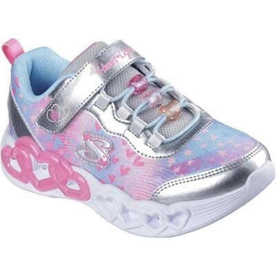 Skechers, Filles, Baskets, Infinite Heart Jewels Schuhe, Argent, Gris, (28.5) - Publicité Skechers, Filles, Baskets, Infinite Heart Jewels Schuhe, Argent, Gris, (28.5) - Publicité
