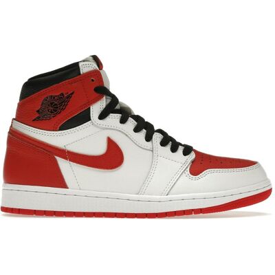 Air Jordan, Hommes, Baskets, Men's 1 Retro High Heritage Shoes - 555088-161, Rouge, Blanc, Noir, (44.5) - Publicité Air Jordan, Hommes, Baskets, Men's 1 Retro High Heritage Shoes - 555088-161, Rouge, Blanc, Noir, (44.5) - Publicité