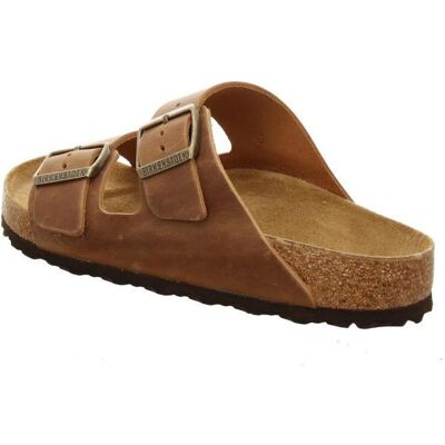 Birkenstock, Unisexe, Sandales, Arizona Oiled Leather, Marron, (44) - Publicité Birkenstock, Unisexe, Sandales, Arizona Oiled Leather, Marron, (44) - Publicité
