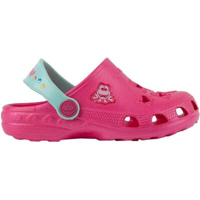 Coqui, Filles, Chaussons, Sabots pour enfants Little Frog fuchsia-mint 8701-100-3644A, Pink, (20) - Publicité Coqui, Filles, Chaussons, Sabots pour enfants Little Frog fuchsia-mint 8701-100-3644A, Pink, (20) - Publicité