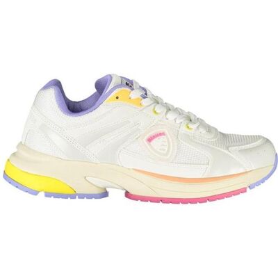 Blauer, Femmes, Baskets, Sneaker aus weissem Polyester, Blanc, (38) - Publicité Blauer, Femmes, Baskets, Sneaker aus weissem Polyester, Blanc, (38) - Publicité