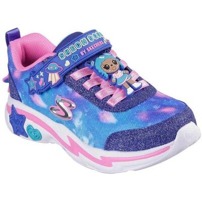 Skechers, Filles, Baskets, Skech Squad Snuggle Baskets, Multicolore, Bleu, (31) - Publicité Skechers, Filles, Baskets, Skech Squad Snuggle Baskets, Multicolore, Bleu, (31) - Publicité