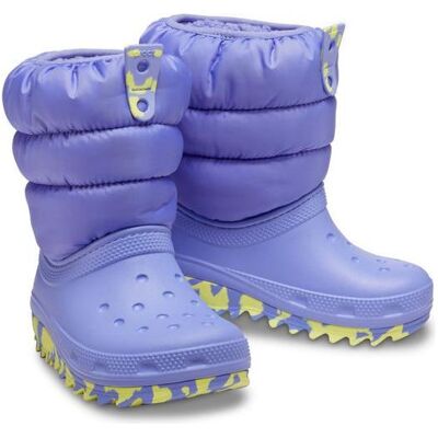 Crocs Unisexe, Bottes, T's Classic Neo Puff Boot, Violet, (27, 28) - Publicité Crocs Unisexe, Bottes, T's Classic Neo Puff Boot, Violet, (27, 28) - Publicité