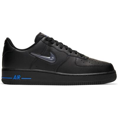 Nike, Hommes, Baskets, Chaussures Air Force Low Jewel, Noir, Bleu, Gris, (47) - Publicité Nike, Hommes, Baskets, Chaussures Air Force Low Jewel, Noir, Bleu, Gris, (47) - Publicité