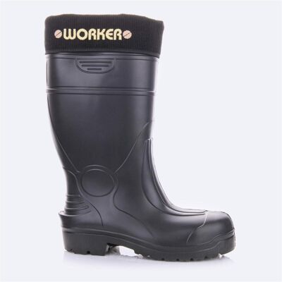 Lemigo, Hommes, Bottes en caoutchouc, Bottes thermos doublées noir SB P SRB FO CI E jusqu'à -30°C 47, Noir, (47) - Publicité Lemigo, Hommes, Bottes en caoutchouc, Bottes thermos doublées noir SB P SRB FO CI E jusqu'à -30°C 47, Noir, (47) - Publicité
