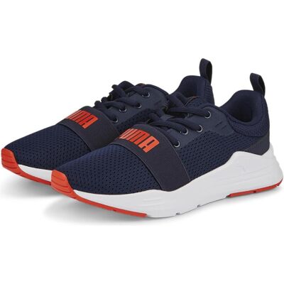 Puma, Femmes, Baskets, Wired Run Jr, Bleu, (38.5) - Publicité Puma, Femmes, Baskets, Wired Run Jr, Bleu, (38.5) - Publicité
