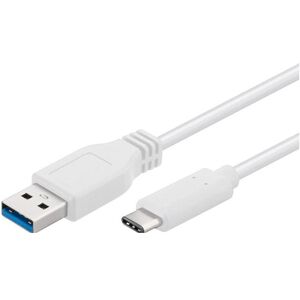 Câble USB-C à USB 3.0 2m - Données Rapides, Blanc - Publicité Câble USB-C à USB 3.0 2m - Données Rapides, Blanc - Publicité