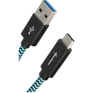 Câble USB 3.2 Sharkoon - USB-A à USB-C - Publicité Câble USB 3.2 Sharkoon - USB-A à USB-C - Publicité