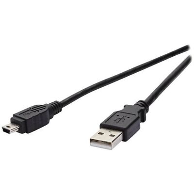 Vivanco USB 2.0 kompatibles Verbindungskabel, 1,8 m - Schwarz (1.80 m, USB 2.0), Câble USB - Publicité Vivanco USB 2.0 kompatibles Verbindungskabel, 1,8 m - Schwarz (1.80 m, USB 2.0), Câble USB - Publicité