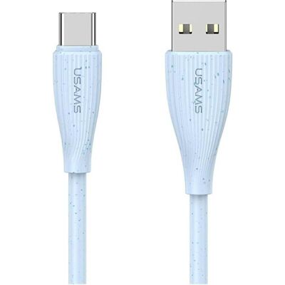 Usams Kabel Green Series SJ714 18W 3A USB-A do USB-C 1m niebieski (1 m, 18 W), Câble USB - Publicité Usams Kabel Green Series SJ714 18W 3A USB-A do USB-C 1m niebieski (1 m, 18 W), Câble USB - Publicité