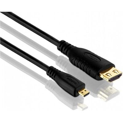 Purelink micro HDMI (Typ D) — HDMI (Typ A) (3 m), Câble vidéo, Noir - Publicité Purelink micro HDMI (Typ D) — HDMI (Typ A) (3 m), Câble vidéo, Noir - Publicité