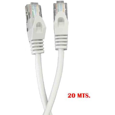 Câble Réseau Cat5e Blanc EDM 56024 - Câble Réseau - Publicité Câble Réseau Cat5e Blanc EDM 56024 - Câble Réseau - Publicité