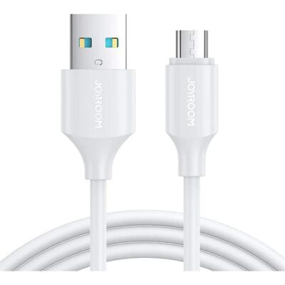 Joyroom S-UM018A9 Câble de données 2.4A USB-A vers Micro Fast Charging 1m-Blanc (1 m), Câble USB - Publicité Joyroom S-UM018A9 Câble de données 2.4A USB-A vers Micro Fast Charging 1m-Blanc (1 m), Câble USB - Publicité