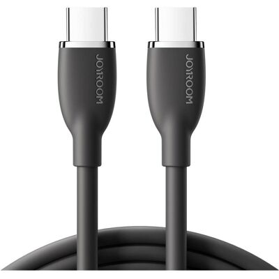 Joyroom Cable Colorful 100W USB C USB C SA29-CC5 / 100W / 1,2m (black) (1.20 m, USB 3.2 Gen 1, 100 W), Câble USB - Publicité Joyroom Cable Colorful 100W USB C USB C SA29-CC5 / 100W / 1,2m (black) (1.20 m, USB 3.2 Gen 1, 100 W), Câble USB - Publicité