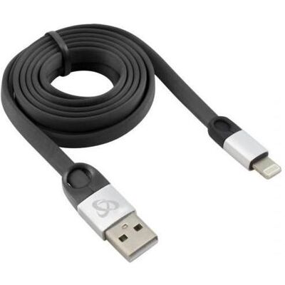 Sbox USB 2.0-8 broches/2.4A noir/argenté (1.50 m, USB 2.0), Câble USB - Publicité Sbox USB 2.0-8 broches/2.4A noir/argenté (1.50 m, USB 2.0), Câble USB - Publicité