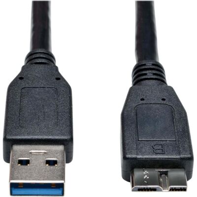 Câble USB Tripp Lite U326-001-BK 3.2 Gen 1 - 0,3 m - Publicité Câble USB Tripp Lite U326-001-BK 3.2 Gen 1 - 0,3 m - Publicité