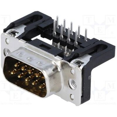 Harting Connecteur : D-Sub, broche n° 9, prise mâle sur circuits imprimés, coudée à 90°, THT M3, Câble + prise électronique - Publicité Harting Connecteur : D-Sub, broche n° 9, prise mâle sur circuits imprimés, coudée à 90°, THT M3, Câble + prise électronique - Publicité