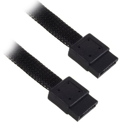 Silverstone Câble SATA III 50cm - gainé (50 cm, SATA III), Câble interne (PC) - Publicité Silverstone Câble SATA III 50cm - gainé (50 cm, SATA III), Câble interne (PC) - Publicité