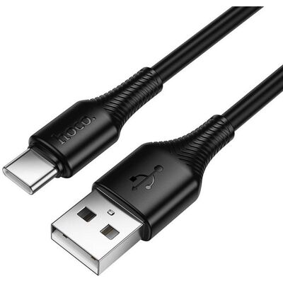 Hoco Cable Cable USB A to USB C 3A 1 m X120 black (1 m, 60 W), Câble USB - Publicité Hoco Cable Cable USB A to USB C 3A 1 m X120 black (1 m, 60 W), Câble USB - Publicité