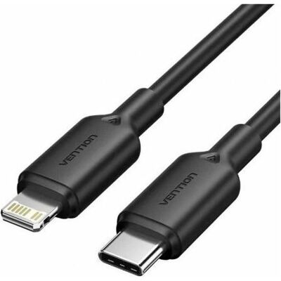 Câble USB-C Lightning Vention - 1m Noir - Câble USB - Publicité Câble USB-C Lightning Vention - 1m Noir - Câble USB - Publicité