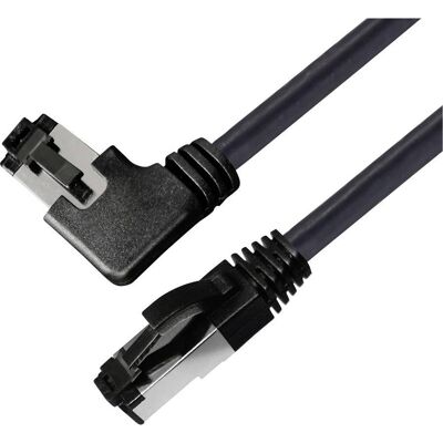 BKL Electronic 144028 Câble réseau RJ45, câble patch CAT 8.1 S/FTP 0,5 m noir (S/FTP, CAT8.1, 0.50 m), Câble réseau - Publicité BKL Electronic 144028 Câble réseau RJ45, câble patch CAT 8.1 S/FTP 0,5 m noir (S/FTP, CAT8.1, 0.50 m), Câble réseau - Publicité