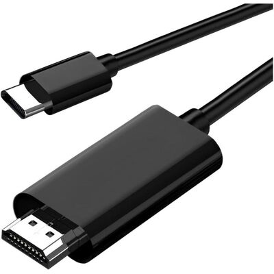 PowerGuard USB C — HDMI (type A) (2 m), Câble vidéo, Noir - Publicité PowerGuard USB C — HDMI (type A) (2 m), Câble vidéo, Noir - Publicité