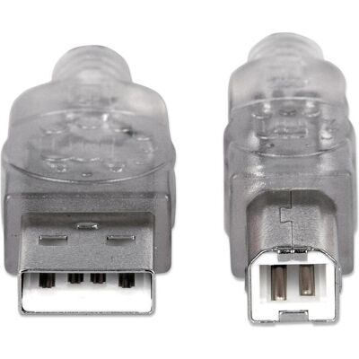 Manhattan Câble de connexion USB B Hi-Speed (3 m, USB 2.0), Câble USB - Publicité Manhattan Câble de connexion USB B Hi-Speed (3 m, USB 2.0), Câble USB - Publicité