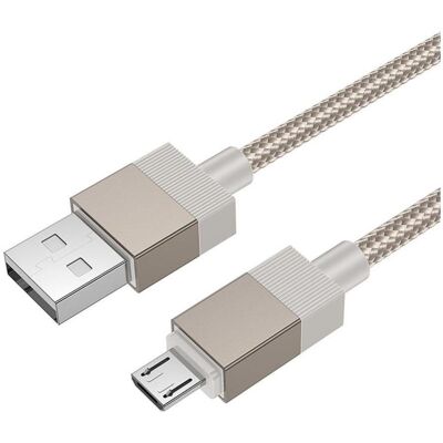 Hoco Cable cable USB A to Type C 3A X110 1 m gold (1 m), Câble USB - Publicité Hoco Cable cable USB A to Type C 3A X110 1 m gold (1 m), Câble USB - Publicité