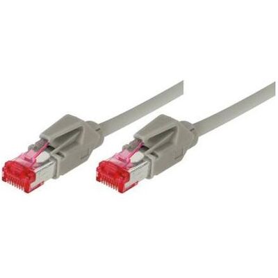 Tecline Câble patch S/FTP, PiMF, Cat 6, gris, 15,0 m sans halogène, avec câble Draka et connecteurs Hiroso (S/FTP, CAT6, 15 m), Câble réseau - Publicité Tecline Câble patch S/FTP, PiMF, Cat 6, gris, 15,0 m sans halogène, avec câble Draka et connecteurs Hiroso (S/FTP, CAT6, 15 m), Câble réseau - Publicité