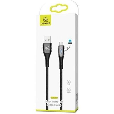 Usams Câble USB-A - microUSB, 1.2 m noir (63821-uniw) (1.20 m, USB 2.0), Câble USB - Publicité Usams Câble USB-A - microUSB, 1.2 m noir (63821-uniw) (1.20 m, USB 2.0), Câble USB - Publicité