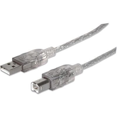 Manhattan Câble de connexion USB B Hi-Speed (3 m, USB 2.0), Câble USB - Publicité Manhattan Câble de connexion USB B Hi-Speed (3 m, USB 2.0), Câble USB - Publicité