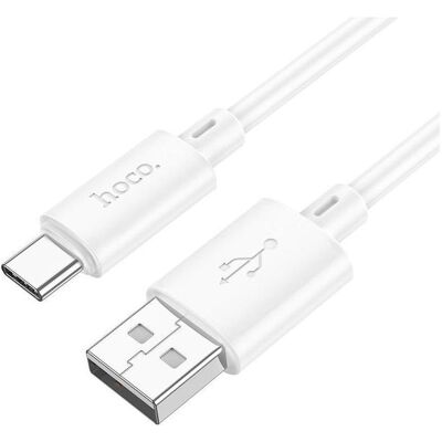Hoco Cable Cable USB A to USB C 3A 2 m X88 white (2 m), Câble USB - Publicité Hoco Cable Cable USB A to USB C 3A 2 m X88 white (2 m), Câble USB - Publicité