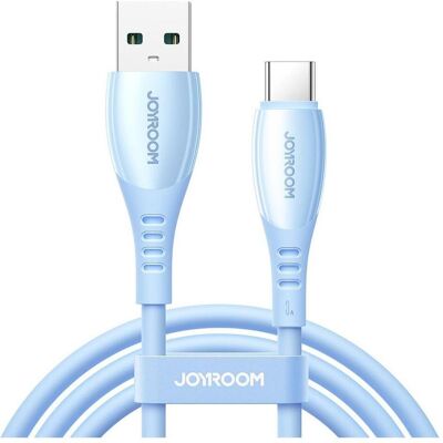 Joyroom S-A59 Vibrant Series 3A Fast Charging Data Cable (USB-A to Type-C) 1.2m - Blue (1.20 m), Câble USB - Publicité Joyroom S-A59 Vibrant Series 3A Fast Charging Data Cable (USB-A to Type-C) 1.2m - Blue (1.20 m), Câble USB - Publicité