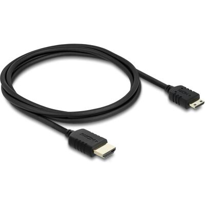 Câble HDMI Delock 81684 - 1m - Noir - Publicité Câble HDMI Delock 81684 - 1m - Noir - Publicité