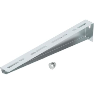 OBO Bettermann - Support mural ou plafond 410mm - Acier - 90° - 1,2kN - Publicité OBO Bettermann - Support mural ou plafond 410mm - Acier - 90° - 1,2kN - Publicité