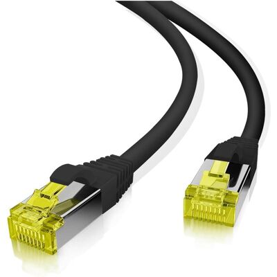 Helos Ultra Flex Câble Patch S/FTP Cat 6a - 15m - Câble Réseau - Publicité Helos Ultra Flex Câble Patch S/FTP Cat 6a - 15m - Câble Réseau - Publicité