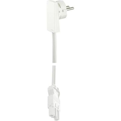 Evoline 1512 0015 2300 Câble d'Alimentation Blanc 1.5 m - Publicité Evoline 1512 0015 2300 Câble d'Alimentation Blanc 1.5 m - Publicité