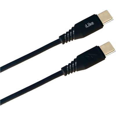 iLike USB C - USB C (1 m), Câble USB - Publicité iLike USB C - USB C (1 m), Câble USB - Publicité