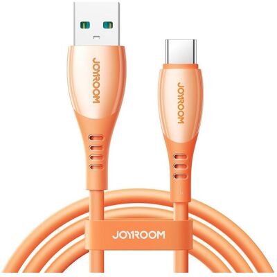 Joyroom S-A59 Vibrant Series 3A Fast Charging Data Cable (USB-A to Type-C) 1.2m - orange (1.20 m), Câble USB - Publicité Joyroom S-A59 Vibrant Series 3A Fast Charging Data Cable (USB-A to Type-C) 1.2m - orange (1.20 m), Câble USB - Publicité
