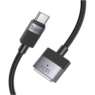Hoco Cable Cable USB C to Mag3 5A 140W magnetic 1,8 m U141 black (1.80 m, USB 3.2 Gen 1, 140 W), Câble USB - Publicité Hoco Cable Cable USB C to Mag3 5A 140W magnetic 1,8 m U141 black (1.80 m, USB 3.2 Gen 1, 140 W), Câble USB - Publicité