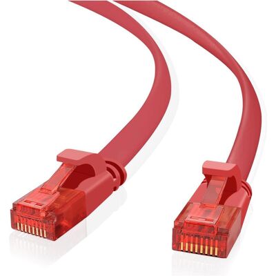 Herweck Câble Ultra Fin Helos - 15m, Rouge - Câble Réseau - Publicité Herweck Câble Ultra Fin Helos - 15m, Rouge - Câble Réseau - Publicité