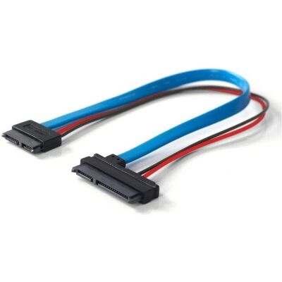 PowerGuard SATA 22-Pin (7+15) to Slimline SATA 13-Pin Adapter (30 cm, SATA), Câble interne (PC) - Publicité PowerGuard SATA 22-Pin (7+15) to Slimline SATA 13-Pin Adapter (30 cm, SATA), Câble interne (PC) - Publicité