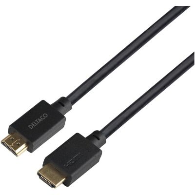 Câble HDMI Ultra Haute Vitesse Deltaco - 5m, eARC, QMS, 8K 60Hz, 4K 120Hz - Publicité Câble HDMI Ultra Haute Vitesse Deltaco - 5m, eARC, QMS, 8K 60Hz, 4K 120Hz - Publicité
