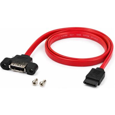 PowerGuard SATA to eSATA Panel Mount Extension Cable 60cm (60 cm), Câble interne (PC) - Publicité PowerGuard SATA to eSATA Panel Mount Extension Cable 60cm (60 cm), Câble interne (PC) - Publicité