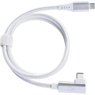 Câble USB-C Bachmann Ochno 0,7m Argent - Données/Charge - USB 3.2 Gen 2 - Publicité Câble USB-C Bachmann Ochno 0,7m Argent - Données/Charge - USB 3.2 Gen 2 - Publicité