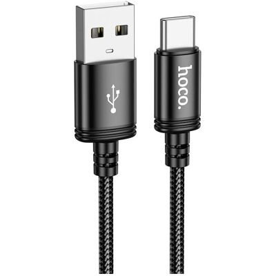 Hoco USB-A to USB-C X91, 60W, 3A, 3m, noir (3 m, 60 W), Câble USB - Publicité Hoco USB-A to USB-C X91, 60W, 3A, 3m, noir (3 m, 60 W), Câble USB - Publicité
