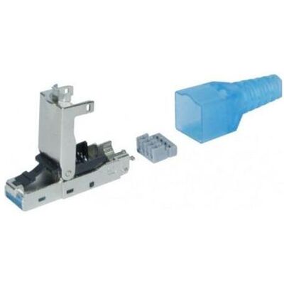 Générique Connecteur de terminaison de terrain RJ45 CAT6 STP (STP, CAT6), Câble réseau - Publicité Générique Connecteur de terminaison de terrain RJ45 CAT6 STP (STP, CAT6), Câble réseau - Publicité