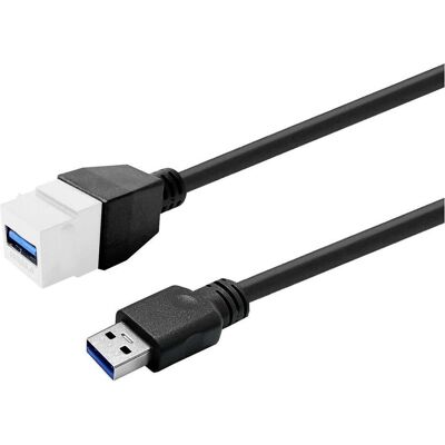 Vivolink Keystone White USB3,0 (1.80 m), Câble USB - Publicité Vivolink Keystone White USB3,0 (1.80 m), Câble USB - Publicité