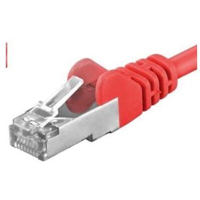 Câble de raccordement Premiumcord Cat6a S-Ftp - 10M Rouge - Publicité Câble de raccordement Premiumcord Cat6a S-Ftp - 10M Rouge - Publicité
