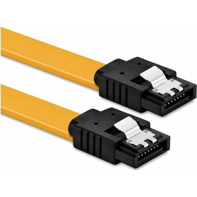 PowerGuard Câble de données Lava Orange SATA 3.0, 50 cm, 6 Gbps, droit, avec clip de verrouillage (50 cm, SATA III), Câble interne (PC) - Publicité PowerGuard Câble de données Lava Orange SATA 3.0, 50 cm, 6 Gbps, droit, avec clip de verrouillage (50 cm, SATA III), Câble interne (PC) - Publicité